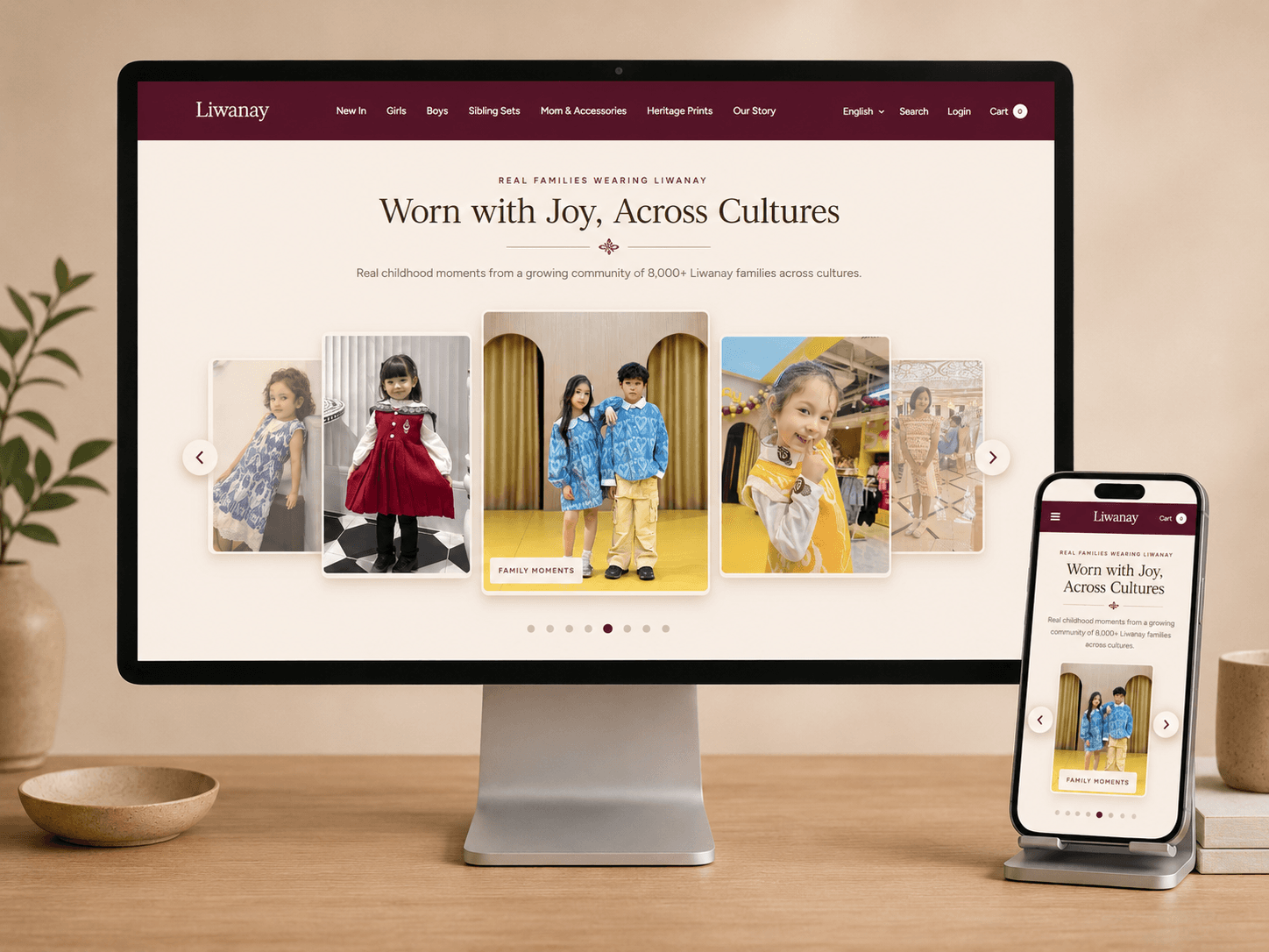 LIWANAY seller showcase page
